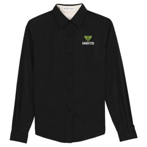 Ladies Long Sleeve Button-up Shirt (Mantis) Thumbnail