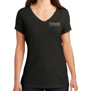 Ladies Short Sleeve V-Neck (Terre) Thumbnail